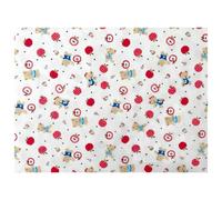 Qiantull Cotton Fabric Sold by the Metre 160 cm Wide Cotton Fabrics for Sewing Fabric Scraps Patchwork Sewing Fabrics with Fruit Pattern Cotton Cloth Craft Fabric Quilting Crafts Sewing Fabric Apple
