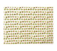 Qiantull Cotton Fabric Sold by the Metre 160 cm Wide Cotton Fabrics for Sewing Fabric Scraps Patchwork Sewing Fabrics with Fruit Pattern Cotton Cloth Craft Fabric Quilting Crafts Sewing Fabric Kiwi