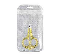 Qiantull Scissors Small Embroidery Scissors Vintage Antique Sewing Scissors Pointed Scissors Embroidery Craft Scissors Retro Style Stainless Steel Scissors Sewing Accessories for Sewing Craft Tailors