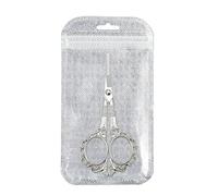 Qiantull Scissors Small Embroidery Scissors Vintage Antique Sewing Scissors Pointed Scissors Embroidery Craft Scissors Retro Style Stainless Steel Scissors Sewing Accessories for Sewing Craft Tailors