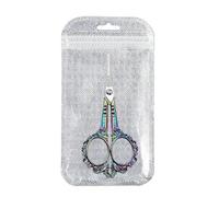 Qiantull Scissors Small Embroidery Scissors Vintage Antique Sewing Scissors Pointed Scissors Embroidery Craft Scissors Retro Style Stainless Steel Scissors Sewing Accessories for Sewing Craft Tailors