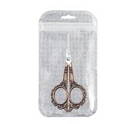 Qiantull Scissors Small Embroidery Scissors Vintage Antique Sewing Scissors Pointed Scissors Embroidery Craft Scissors Retro Style Stainless Steel Scissors Sewing Accessories for Sewing Craft Tailors