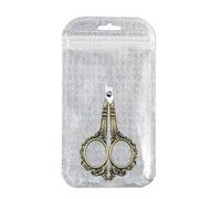 Qiantull Scissors Small Embroidery Scissors Vintage Antique Sewing Scissors Pointed Scissors Embroidery Craft Scissors Retro Style Stainless Steel Scissors Sewing Accessories for Sewing Craft Tailors