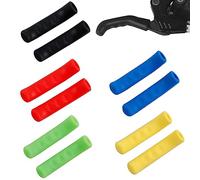 Qianxihu 5Pcs Bike Brake Lever Protector - Silicone Rubber Anti-Slip Cover Sleeve Grip for Mountain Road Bike Cycling