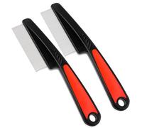 Qianyu 2 Pieces Stainless Steel Dandruff Fine Tooth Comb High Strength Wide Teeth Hair Combs Professional Hair Grooming Combs Multifunctional Scalp Care Tool Suitable for Kids and Adults