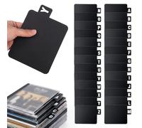 Qianyu 26Pcs Vinyl Record Dividers DVD CD File Alphabet Organizer Dividers A-Z Alphabet Record Organizer with Alphabetical Tab Storage Records Holder Index Card for Records Albums File Library Book