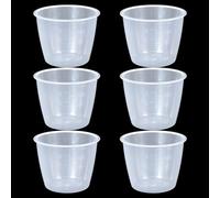 Qianyu 6pcs Plastic Transparent Rice Measuring Cup 160ml Measuring Kitchen Dry Liquid Ingredients Cooker Cup Small Laundry Measuring Replacement Plastic Small Measure Cup Kitchen Accessories