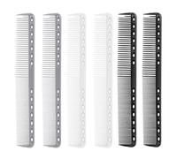 Qianyu Carbon Fine Cutting Comb Professional Fine and Standard Tooth Hairdressing Hair Cutting Comb Heat Resistant Barber Hair Styling Combs for Men Woman Stylist Home Salon All Hair Types