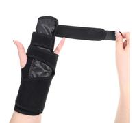 Qianyu Trigger Finger Splint Hand and Wrist Brace Support Adjustable Fingers Brace Straightening Immobilizer for Mallet Finger Trigger Fingers Arthritis Tendonitis Fits for Left Hand
