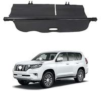 QiaoCL Car Retractable Rear Trunk Parcel Shelf for Toyota Land Cruiser Prado J150 FJ150 2010-2018, Rear Boot Cargo,Cover Curtain Shield,boot load luggage cover