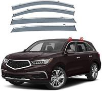 QiaoCL Wind Deflectors For ACURA MDX YD3 2014 2021, Keep Your Car Ventilated in Rain, Reduce Wind Turbulence,Rain & Sun Guard Side Window