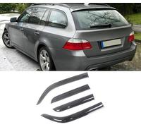QiaoCL Wind Deflectors For BMW 5 Series E61 2006-2010, Keep Your Car Ventilated in Rain, Reduce Wind Turbulence,Rain & Sun Guard Side Window
