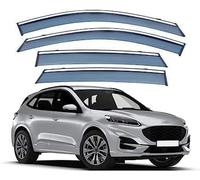 QiaoCL Wind Deflectors For Ford Kuga 2013 2019, Keep Your Car Ventilated in Rain, Reduce Wind Turbulence,Rain & Sun Guard Side Window