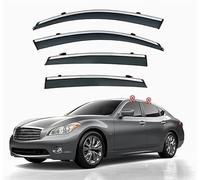 QiaoCL Wind Deflectors For INFINITI Q70L Y51 2013 2022, Keep Your Car Ventilated in Rain, Reduce Wind Turbulence,Rain & Sun Guard Side Window