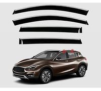 QiaoCL Wind Deflectors For INFINITI QX30 H15 2016 2019, Keep Your Car Ventilated in Rain, Reduce Wind Turbulence,Rain & Sun Guard Side Window