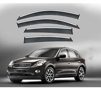 QiaoCL Wind Deflectors For INFINITI QX50 J50 2010 2013, Keep Your Car Ventilated in Rain, Reduce Wind Turbulence,Rain & Sun Guard Side Window