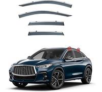 QiaoCL Wind Deflectors For INFINITI QX55 J55 2019, Keep Your Car Ventilated in Rain, Reduce Wind Turbulence,Rain & Sun Guard Side Window