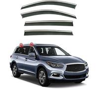 QiaoCL Wind Deflectors For INFINITI QX60 L50 2012 2020, Keep Your Car Ventilated in Rain, Reduce Wind Turbulence,Rain & Sun Guard Side Window