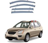 QiaoCL Wind Deflectors For Kia Carens UN 2007 2012, Keep Your Car Ventilated in Rain, Reduce Wind Turbulence,Rain & Sun Guard Side Window