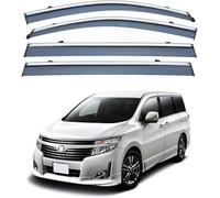 QiaoCL Wind Deflectors For Nissan Elgrand E52 2010-2023, Keep Your Car Ventilated in Rain, Reduce Wind Turbulence,Rain & Sun Guard Side Window