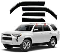QiaoCL Wind Deflectors For Toyota 4RUNNER N280 2010 2022, Keep Your Car Ventilated in Rain, Reduce Wind Turbulence,Rain & Sun Guard Side Window