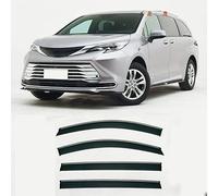 QiaoCL Wind Deflectors For Toyota Sienna XL40 2020 2022, Keep Your Car Ventilated in Rain, Reduce Wind Turbulence,Rain & Sun Guard Side Window