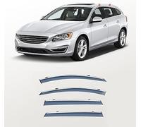 QiaoCL Wind Deflectors For VOLVO V60 2011 2017, Keep Your Car Ventilated in Rain, Reduce Wind Turbulence,Rain & Sun Guard Side Window
