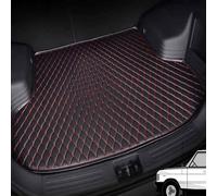 QIAOFANFAN Car Boot Liner Mats for Mercedes-Benz SL (R231) 2013 2014 2015 2016 2017 2018 2019 2020, Auto Leather Rear Trunk Carpet All Weather Protector Resistant Waterproof Accessories,A/Black-Red