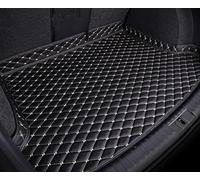 QIAOFANFAN Car Leather Trunk Protector Mat for BYD Seal U DM-i 2024 2025(Audio on The Right),Auto Custom Waterproof Anti-Sli Boot Liner Rear High Edge Interior Accessories,A/Black-Beige