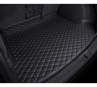 QIAOFANFAN Car Leather Trunk Protector Mat for BYD Seal U DM-i 2024 2025(Audio on The Right),Auto Custom Waterproof Anti-Sli Boot Liner Rear High Edge Interior Accessories,A/Black
