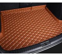 QIAOFANFAN Car Leather Trunk Protector Mat for BYD Seal U DM-i 2024 2025(Audio on The Right),Auto Custom Waterproof Anti-Sli Boot Liner Rear High Edge Interior Accessories,A/Brown
