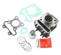 QIAOG 50cc Cylinder Kit & Piston Kit & Cylinder Gasket Compatible With VespaLX50 S ET4 50cc AC 4-stroke