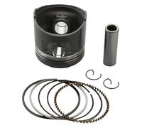 QIAOG Motorcycle 56.5mm Piston Kit Compatible With DerbiSendaBaja125 SM 2008-2012 125cc 124CM3 Engine 4-Stroke,n02