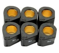 QIAOG Variator Roller Weights 21x17mm 9g 11.5g 13g 14g Compatible With X8 X9 Hexagon80cc-300cc GTX80cc-300cc Beverly80cc-300cc Carnaby80cc-300cc Liberty180cc-300cc Scooter
