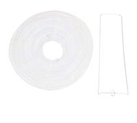 Qiaohome 1 x Chinese Japanese Paper Lantern Lampshade for Wedding, 40cm(16") Creamy-White