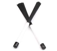 Qiaohome 2Pcs Cajon Brush Telescoping Drum Brushes Nylon Sticks Percussion for Jazz Stick Drum Musical