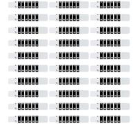 Qiaohome 30 Pcs Forehead Thermometer Strips Adhesive Thermometer Strips Reusable Thermometer Stickers Discoloration Sticker