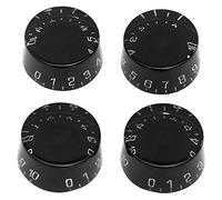 Qiaohome 4Pcs Electric Guitar Top Hat Knobs Speed Volume Tone Control Knobs Compatible for LP Style Guitar