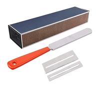 Qiaohome Guitar Fingerboard Luthier Tool - Guitar Fret Crowning Luthier File, Fret Leveling Beam Sanding Leveler Beam and Fingerboard Guard Protectors