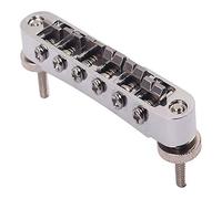 Qiaohome LP Bridge Tune O Bridge Adjustable Chrome Plated Guitar Bridge for Guitars Musical Replacement Accessory