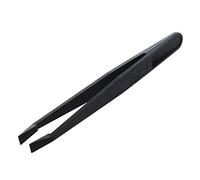Qiaohome Manual Tool Black Plastic Flat Tip Anti-Static Tweezers