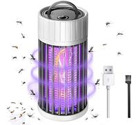 Qiaohome Mosquito Lamp,USB Electric Bug Zapper 360°UV Fly Zapper, Portable Bug Light Indoor&Outdoor for Bedroom Hotel