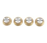 Qiaohome Set Gold Top Hat Knob for for Gold Foil Button