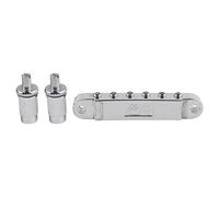 Qiaohome Silver Tune-O- Electric Roller Saddle Bridge Lp Electric Guitar Bridge Korea
