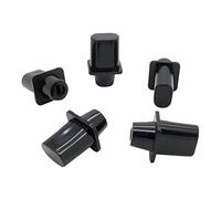 Qiaohome Tele Switch Cap Tip For Top-Hat Switch Tip Black For Tele Guitar Parts Pack Of 5