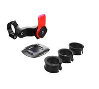 QIAOIDEA Black&Red Waterproof Universal Bike Phone Mount,360° Rotation,Adjustable &Detachable Holder for Bicycle, MTB,Motorcycle, E-Bike or Road Bike