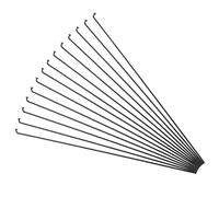 QiaoJun 24Pcs 14G Steel Wires Bike Spokes E-Bike Electric Bicycles Wheel 0.2cm Dia 255MM 275MM 289MM Mountain Road Bikes Universal Bike Spoke Nipples Steel Cap(85MM)