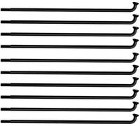 QiaoJun E-Bike Spokes 12G Carbon Steel Electric For Bicycle Spokes 2.5mm Diameter For Bicycle Spokes with Nipple Cycling Spokes for E Bike Motor(223 mm)