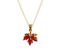 QIAOLEHUI Maple Leaf Earrings for Women Fall Plant Leaves Sparkly Crystal CZ Studs Earrings for Autumn Thanksgiving Day Party Holiday Trendy Jewelry, L, Metal, No Gemstone