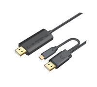QIAOLIDA USB2.0/USB3.0 Type C Data Transfer Cable for Direct Computer to Computer Connection Supporting 5Gbps Fast File Exchang